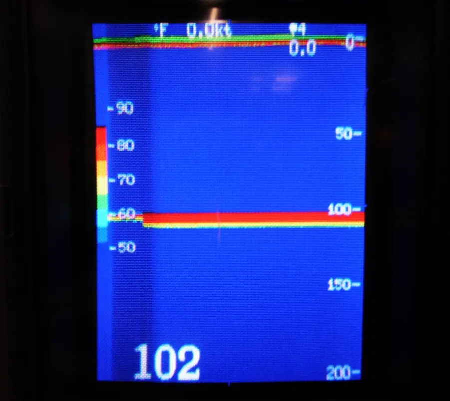 Furuno FCV-667 Color Video Sounder 50/200kHz w/Power Cable, Knobs~Tested!! - Image 2