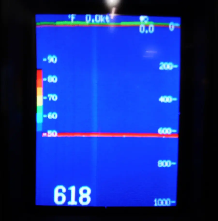 Furuno FCV-667 Color Video Sounder 50/200kHz w/Power Cable, Knobs~Tested!! - Image 3