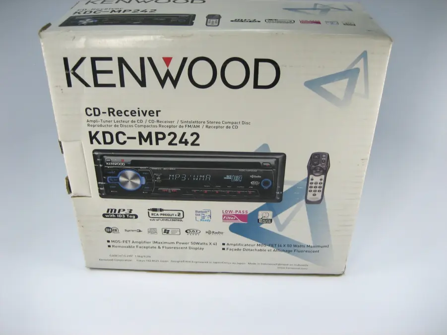 Kenwood KDC-MP242 CD-Receiver Stereo Control Head - Image 9