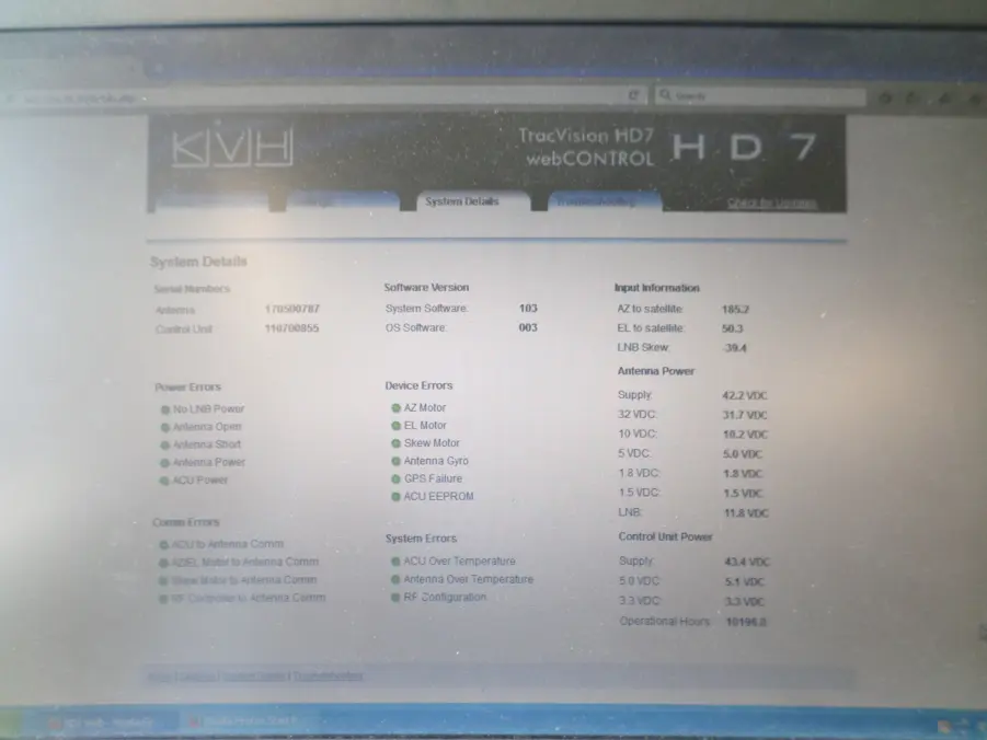KVH ACU Antenna Control Unit for HD7 Satellite Tracking Antennas - Tested - Image 7