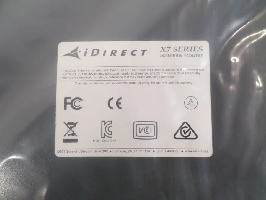 iDirect X7 Vsat Router Modem for Marine Satellite Broadband - New In Box - Image 4