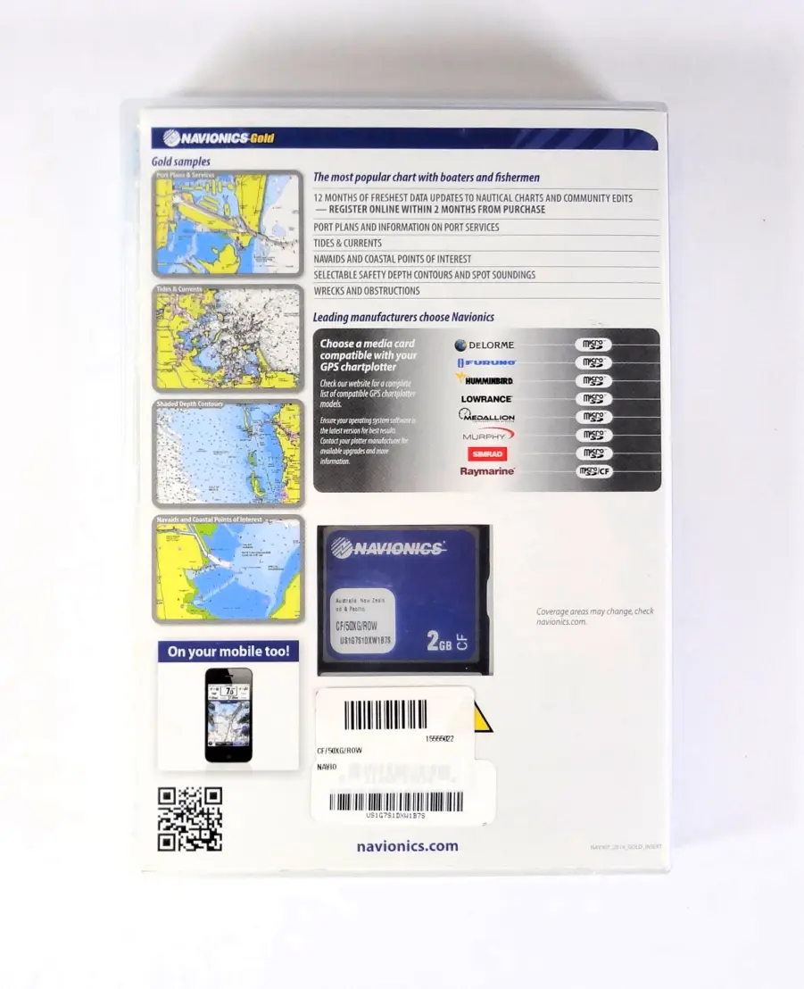 Navionics CF Chart Card CF/50XG/ROW 