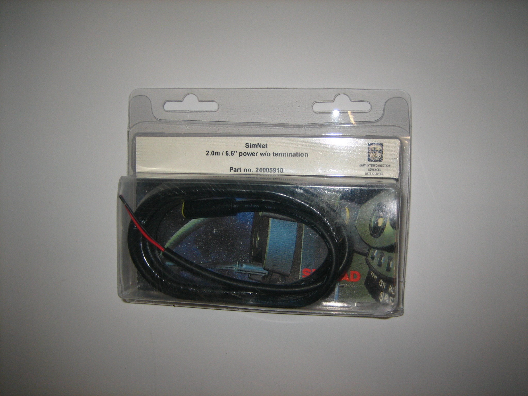 Simrad Power Cable WITHOUT TERMINATION 2 meters 24005910