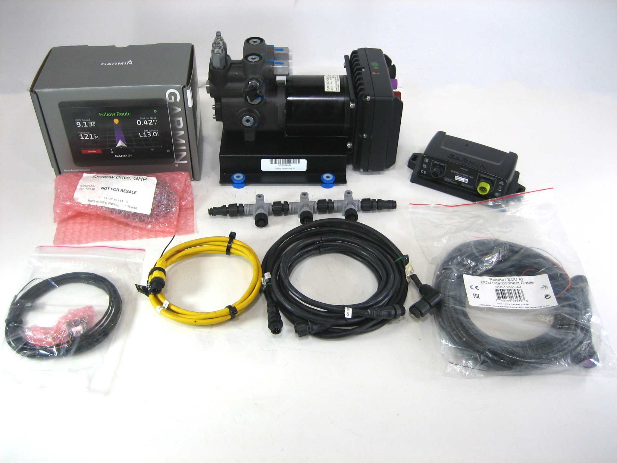Garmin GHC 50 GHP Reactor 40 Hydraulic Autopilot Corepack SmartPump V2