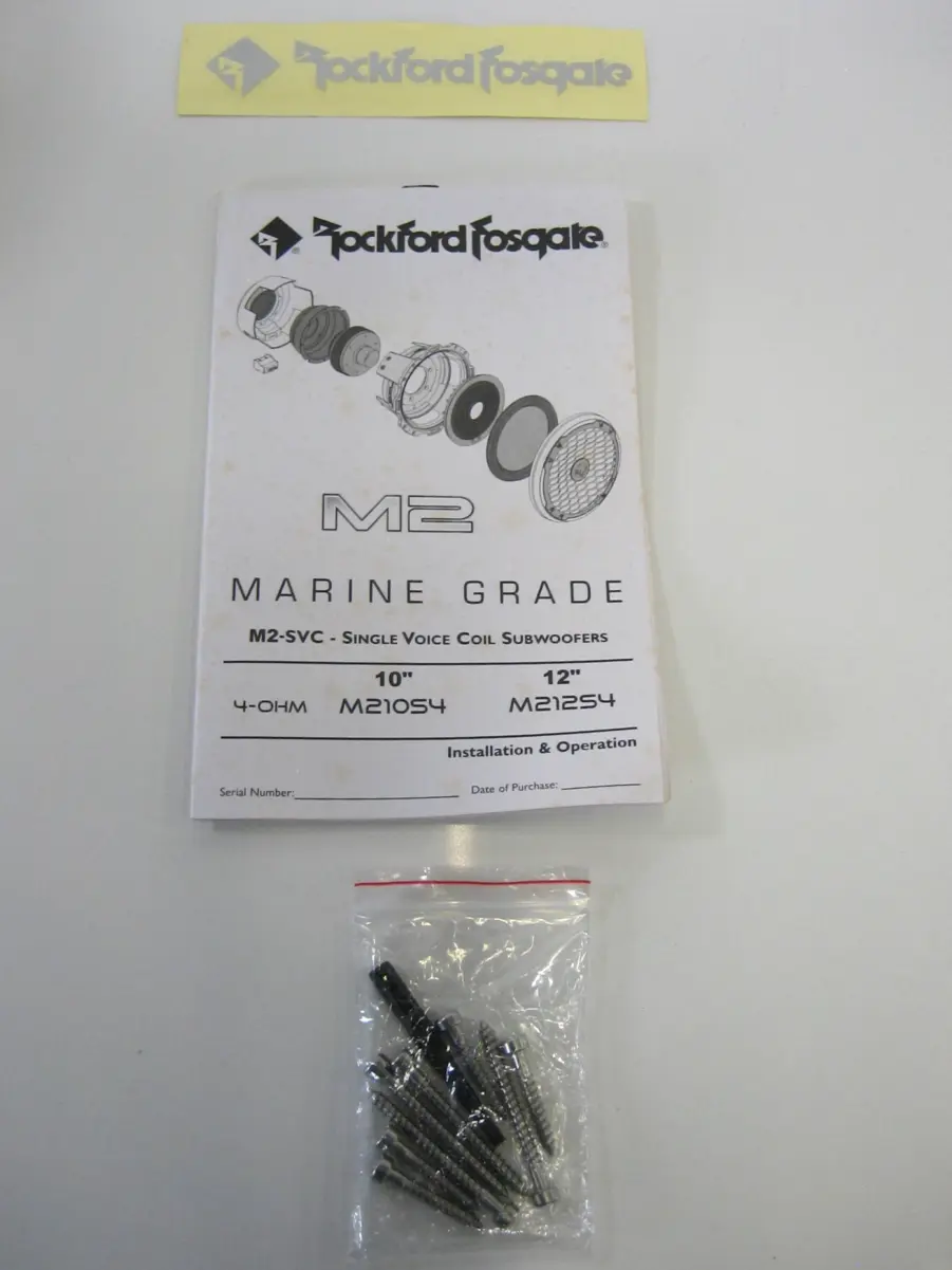 Rockford Fosgate M210S4 Pair 10'' 500 Watts Marine Sub - Image 12