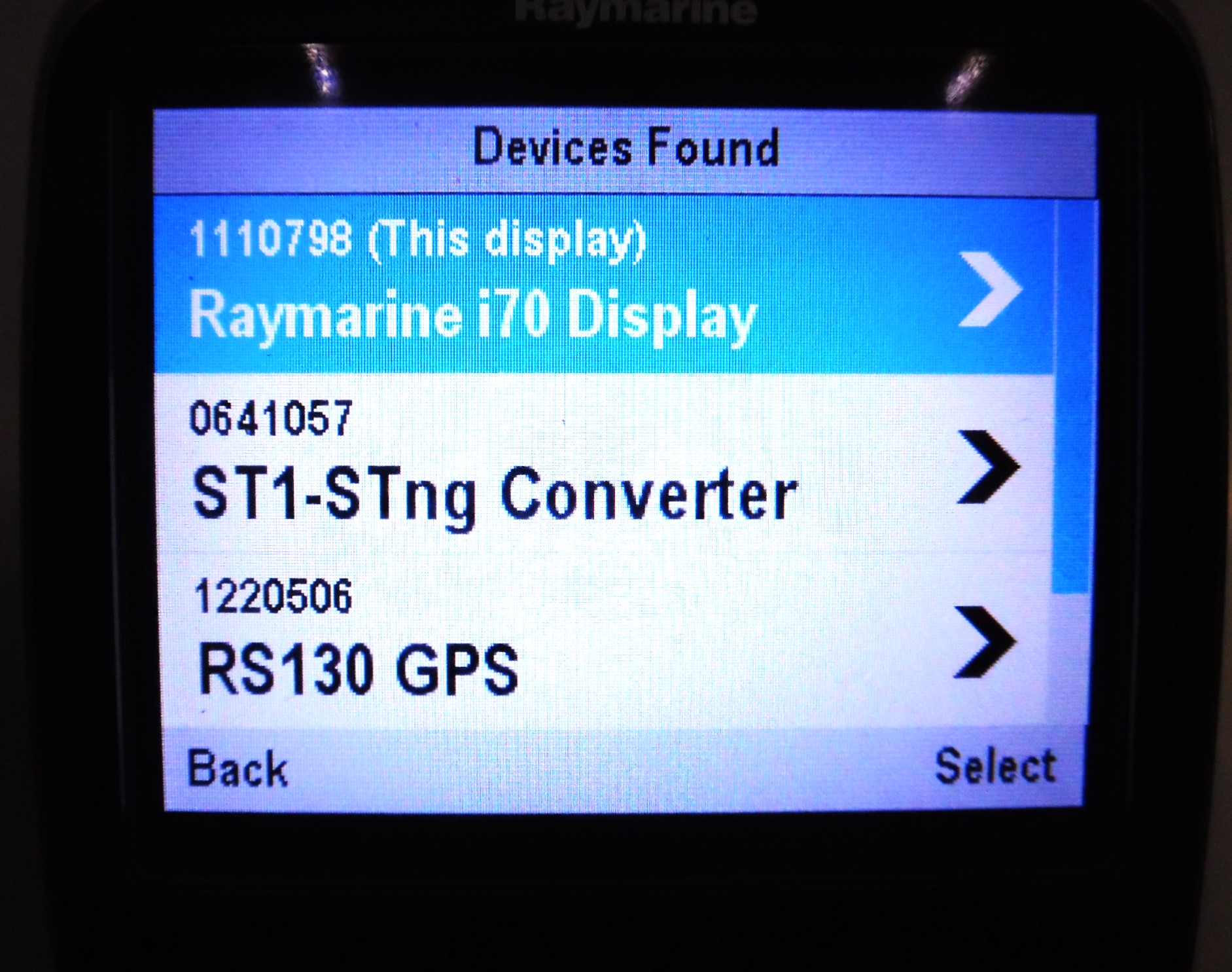 Raymarine i70 MultiFunction Instrument w/Sun Cover - Tested - 90 Day ...