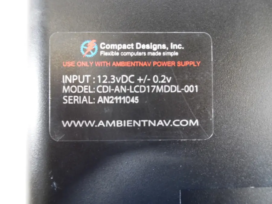 AmbientNav CDI-AN-LCD17MDDL-001 ~ 17″ 12V Marine Monitor *Tested* - Image 10