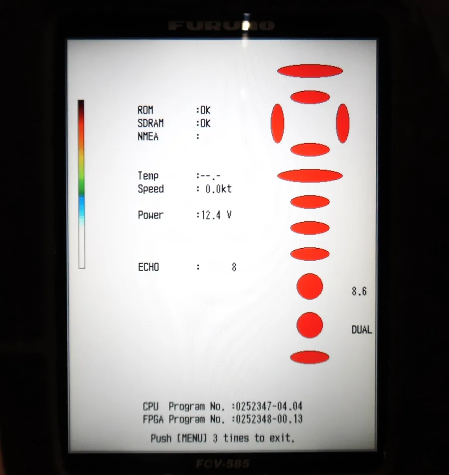 Furuno FCV-585 Color Echo Sounder *Tested!* - Image 5