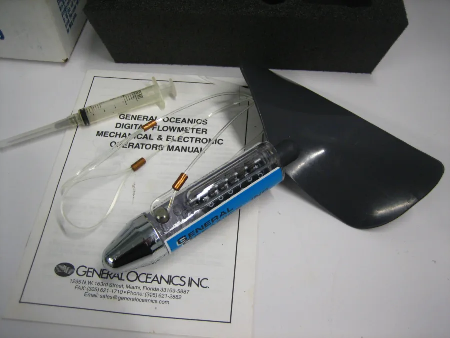 General Oceanics Inc 2030R6 Mechanical Current Meter / Flowmeter w/6-3/4" Rotor - Image 4