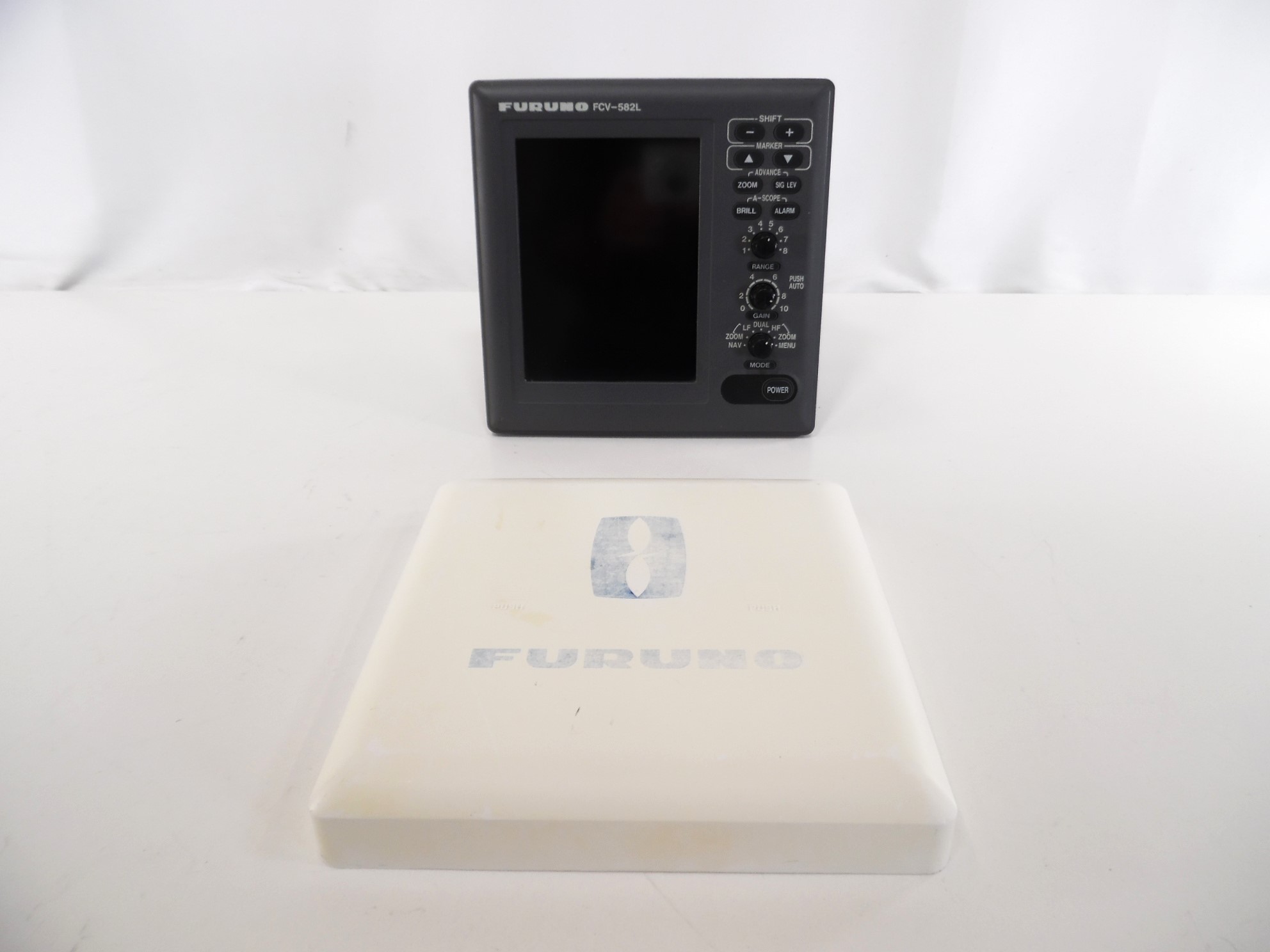 Furuno FCV-582L Sounder/Fish Finder Display w/Sun Cover-MME Refurbished~NEW LCD - Max Marine Electronics Furuno FCV-582L Sounder/Fish Finder Display w/Sun Cover-MME Refurbished~NEW LCD - Max Marine Electronics