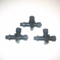 Garmin *NEW OEM* Lot of 3 Black/Old Style Offet T-Connectors - 010-11078-00
