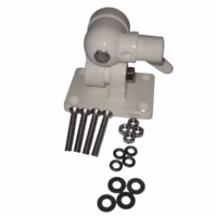 D Lilly 206B Nylon White 4 Way Ratchet Mount for VHF Antenna *NEW* W/HARDWARE
