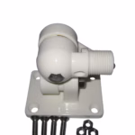 D Lilly 206B Nylon White 4 Way Ratchet Mount for VHF Antenna *NEW* W/HARDWARE - Image 3