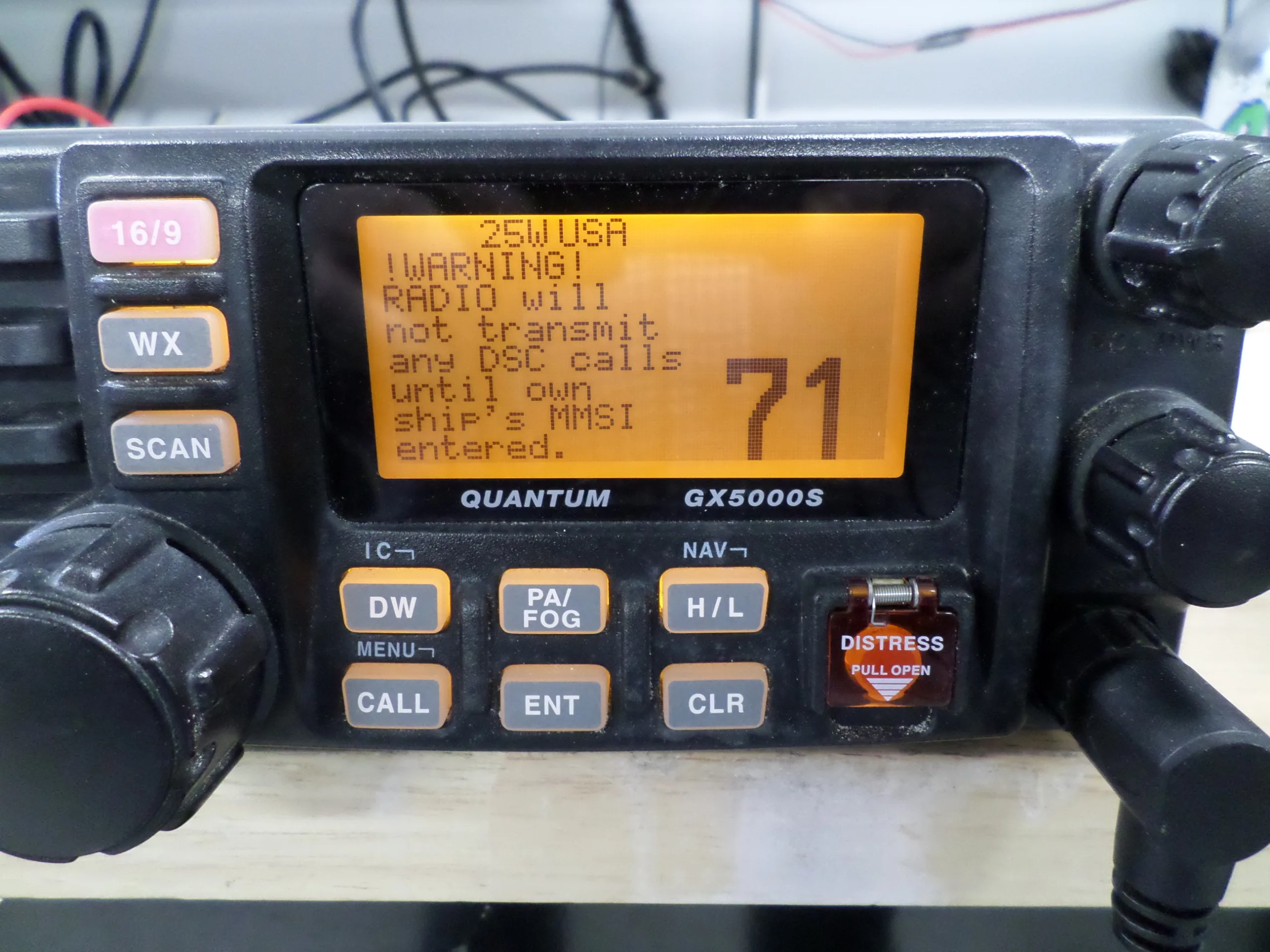Standard Horizon Quantum GX5000S Marine DSC VHF Radio Fully Tested