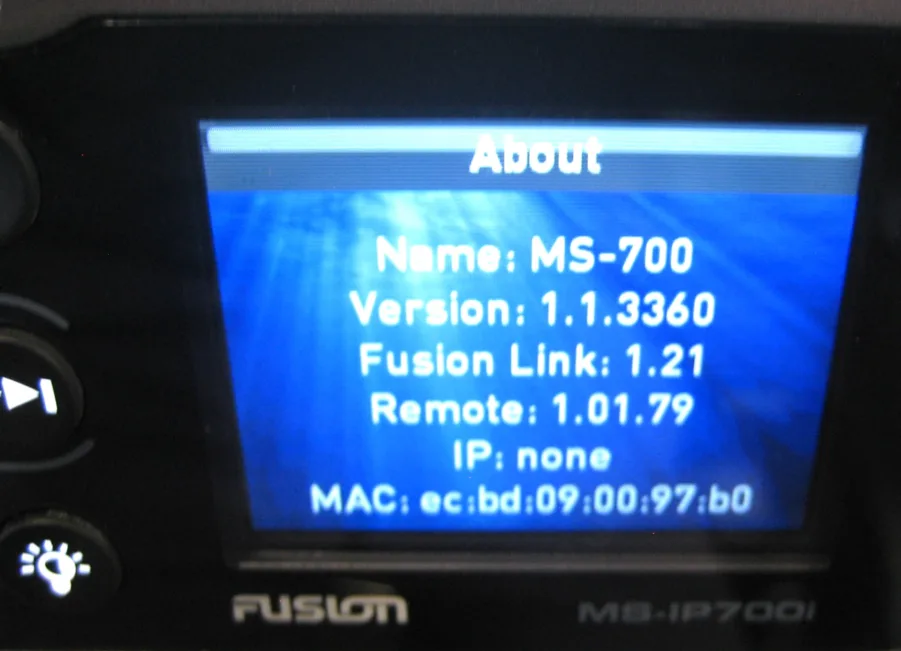 Fusion MS-IP700i Marine Receiver AM FM ipod Dock - Image 5