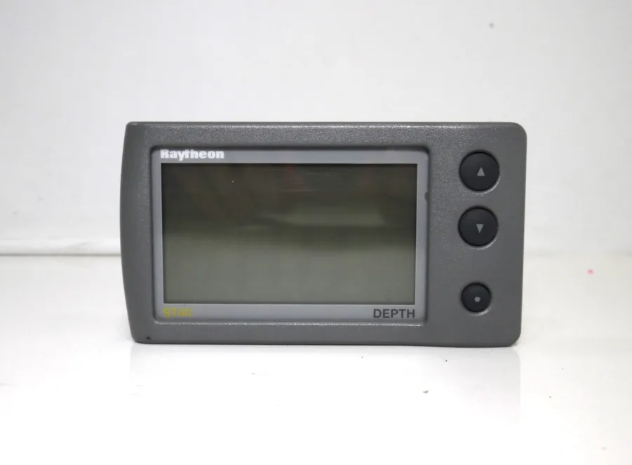 Raytheon ST40 Depth Instrument Display with Sun Cover ~ E22038 ~ *MME REFURB - NEW LCD Screen / PCB* - Image 2