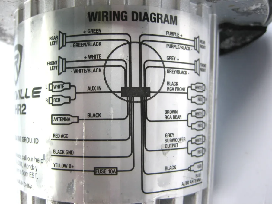 Rockville RGHR2 Bundle: Marine Bluetooth Gauge Receiver W/USB, Radio, Wired Remote, (2) RWB80B 8 In 600-Watt 2-Way Black Marine Wakeboard Tower Speakers, 3-Items - Foto 4