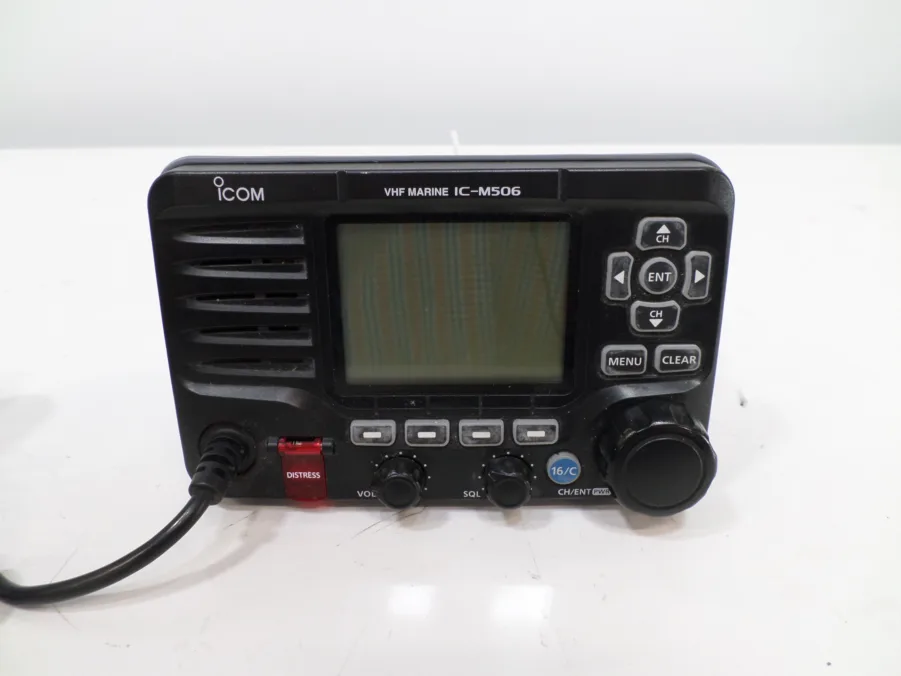 Icom IC-M506 Marine VHF Transceiver with Mounting Hardware - Tested ...