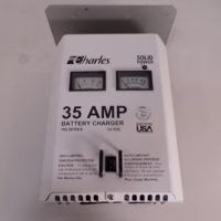 Charles Marine 12V/35A HQ Series Battery Charger Model No. 9Q-12355HQ-A - Tested