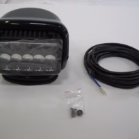 GoLight 30214 Stryker Permanent Mount LED Spotlight ~ Black ~ NO REMOTE