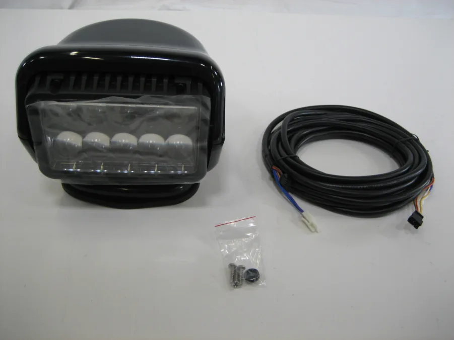 GoLight 30214 Stryker Permanent Mount LED Spotlight ~ Black ~ NO REMOTE