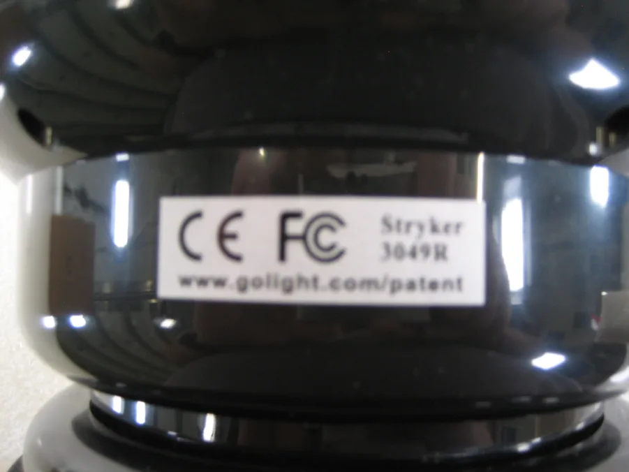GoLight 30214 Stryker Permanent Mount LED Spotlight ~ Black ~ NO REMOTE - Image 8