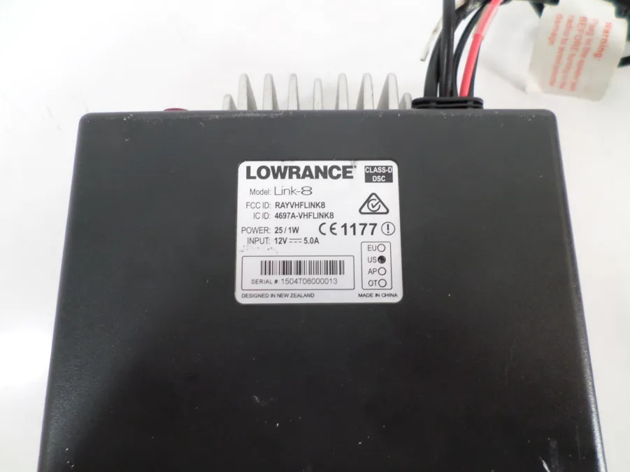Lowrence Link-8 Marine DSC VHF Radio with Integrated AIS Receiver - New Cable - Image 9