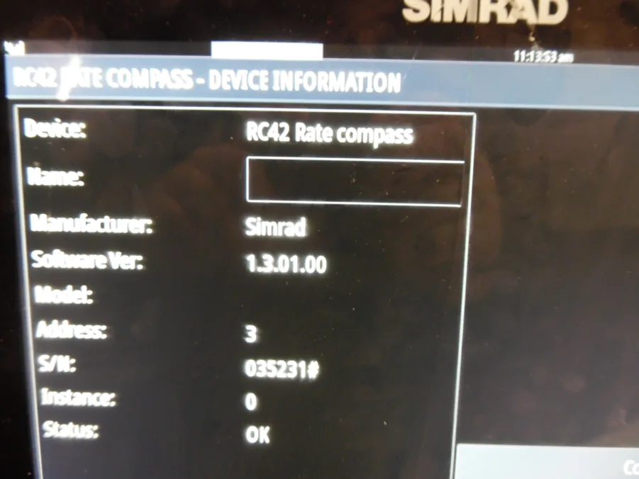 Simrad RC42 Rate Compass Simnet NMEA2000-Heading Sensor - Image 9