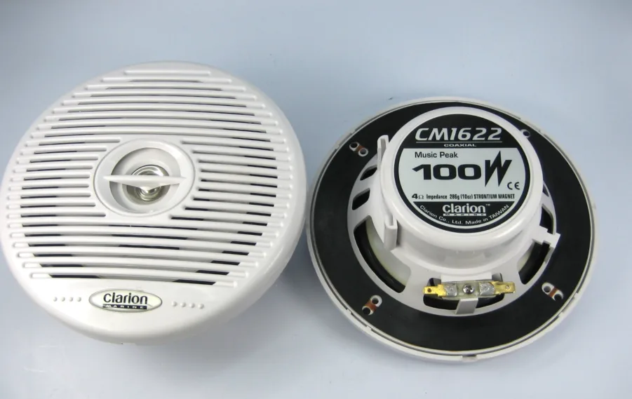 Clarion CM1622 Marine Coaxial 6.5” Speakers & .75” Tweeters - Image 2