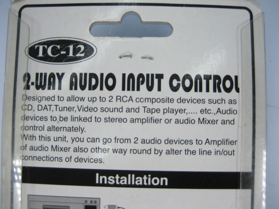2 WAY AUDIO INPUT CONTROL TC-12 - Image 4