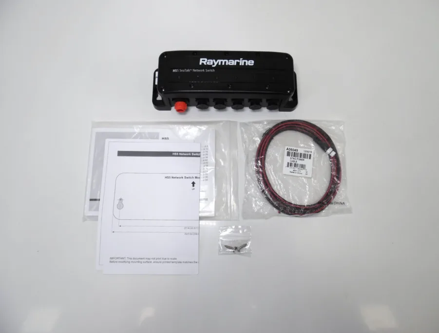 Raymarine - A80007 - *FACTORY REFURBISHED!* HS5 SeaTalk HS High Speed / RayNet Network Switch