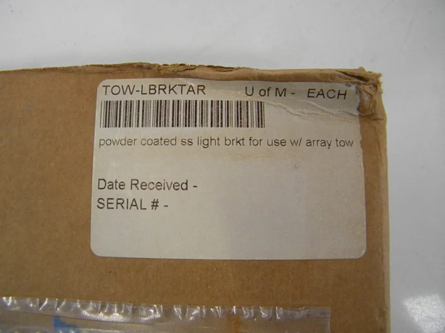 Edson *NEW* TOW-LBRKTAR 3/4" Light Bar Arm Attachment for Radar Open Array Mount - Powder Coated WHT - Image 5