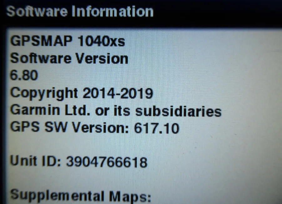 GARMIN GPSmap 1040XS MFD Display W/Suncover &Power Cable -Tested 90 Day Warranty - Image 8