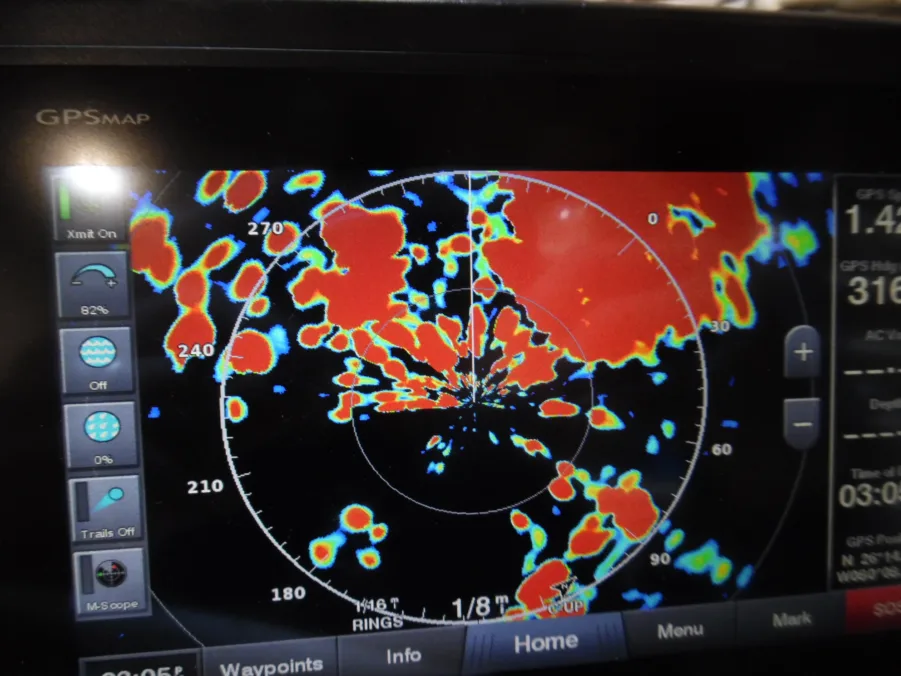 Garmin Fantom 18 Radar Dome W/ Network and Power Cables- Tested- Working! - Image 7