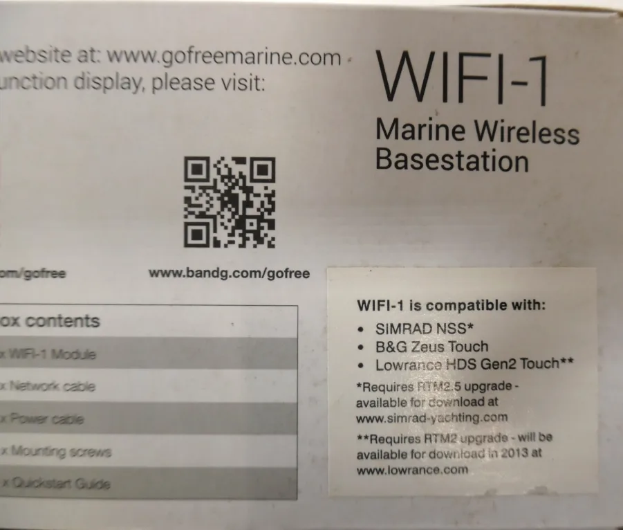 Navico Simrad Lowrance B&G WIFI-1 GoFree Wireless Module -USED- (TESTED GOOD) - Image 8