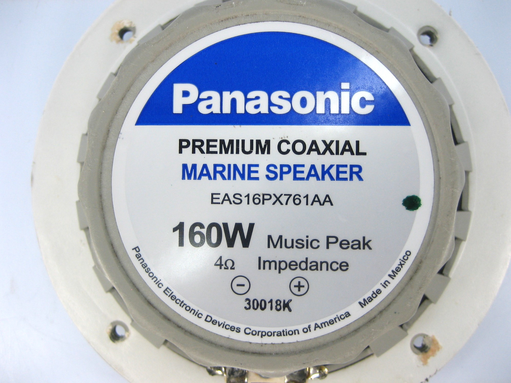 Panasonic Robalo 6.5'' Marine Coaxial Speakers 160W Pair Max Marine