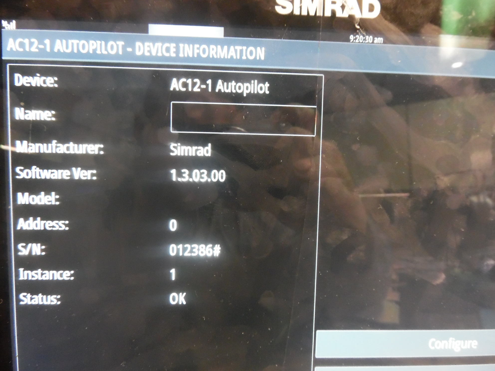 Simrad AC12N Autopilot Computer 000-10866-001 For AP24/AP28 TESTED GOOD ...