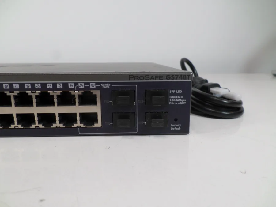 Netgear Prosafe GS748T Enterprise Grade Rackmount 48-Port Switch - Image 3
