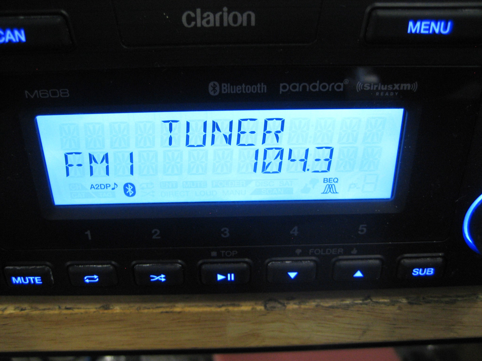 Clarion M608 MultiZone Marine Digital Media Receiver W/Bluetooth Max