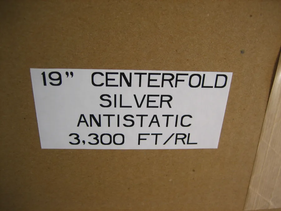 Unprinted Film Sealed Air Speedypacker Insight 3300' Centerfold Roll Repl. SP-19 - Image 3