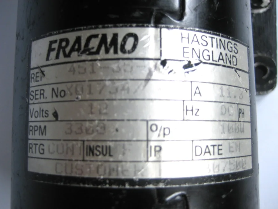 Fracmo PF 1.6 12V Hydraulic Reversible Autopilot Pump - Image 8