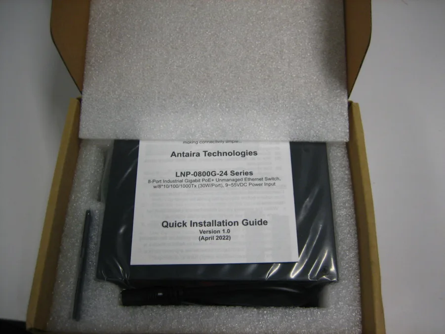 Antaira LNP-0800G-24-T *NEW* 8 Port PoE+ Unmanaged Gigabit Ethernet Switch - Image 4