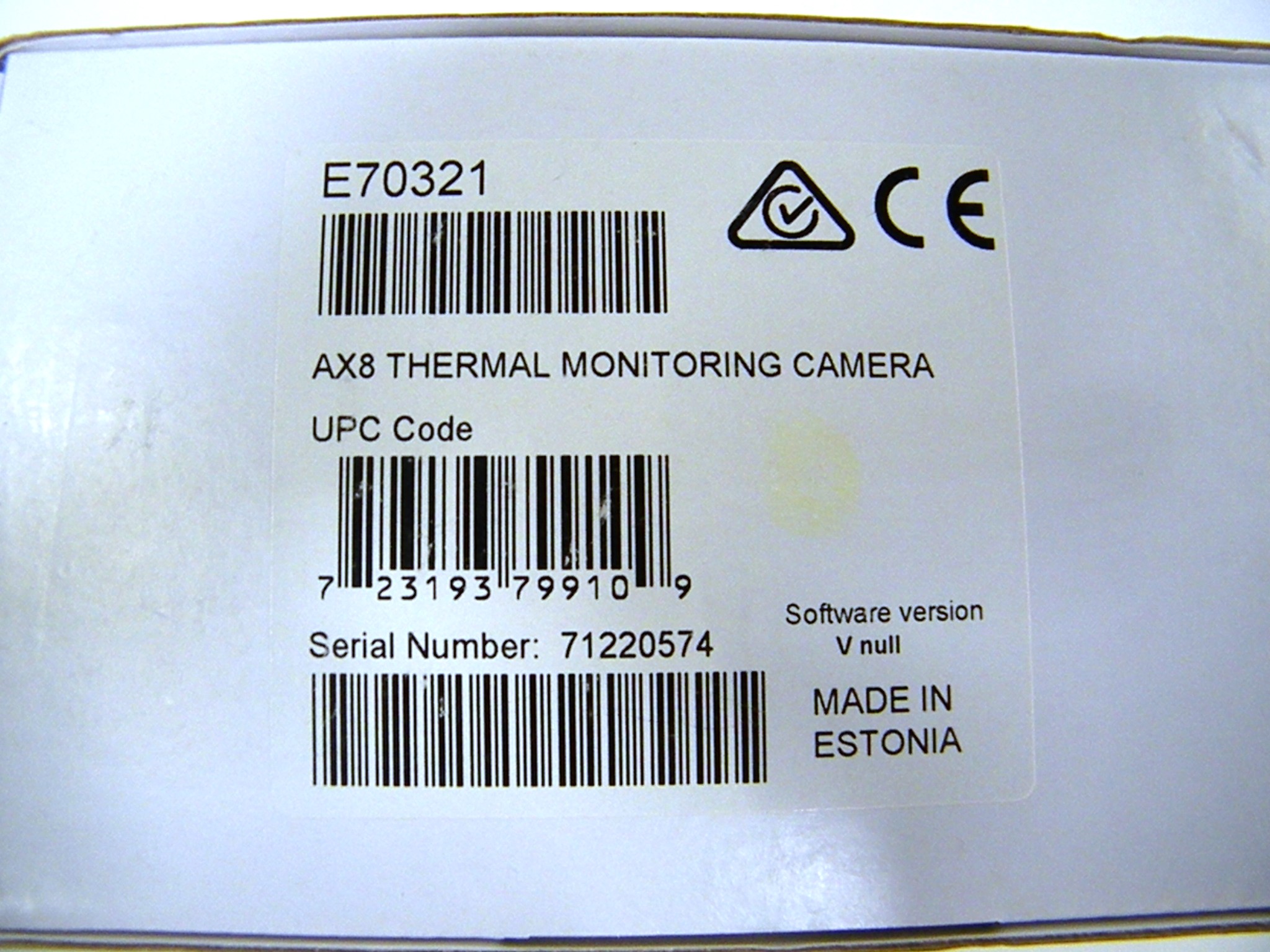Thermal Imaging Camera FLIR AX8 384x288 IR Resolution For