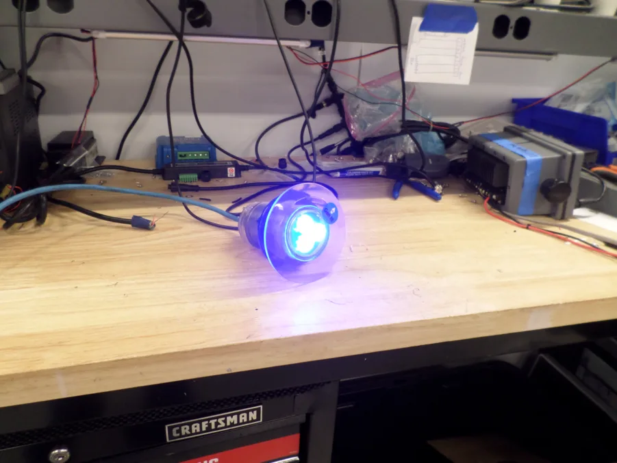 Aqualuma Gen III Blue Thru-Hull LED light With Integrated Driver - Image 2