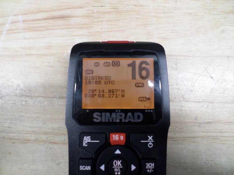 Simrad HS90 Handset for RS90 and B&G V90 VHF - With New Cable - Image 2