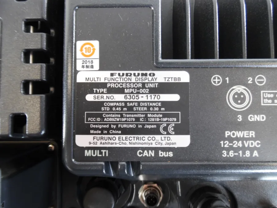 Furuno MPU-002 NavNet TZtouch TZTBB-Black Box Processor-Tested/Updated - Image 9