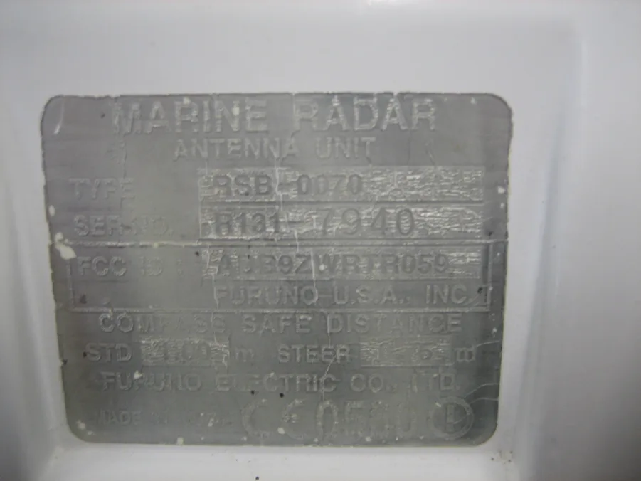 Furuno RSB0070-059 - 6kw Radar Pedestal ONLY! - f/ NavNet VX1, VX2, RDP-118 - Image 10