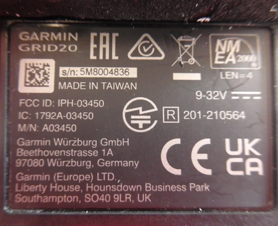 Garmin Grid 20 Remote Input Device (010-02011-00) Tested Good (90 Day War) - Image 10