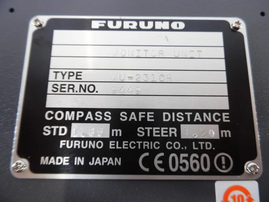 Furuno MU-231 CR - 23.1" IMO Approved Marine Monitor - 100-230VAC - Tested - Image 9