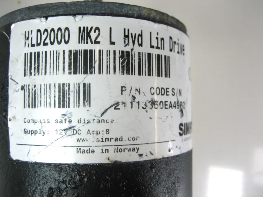 Simrad HLD2000 MK2 L 21113360 12V HYD LIN Drive MOTOR ONLY Tested 90 Day Warranty - Image 7